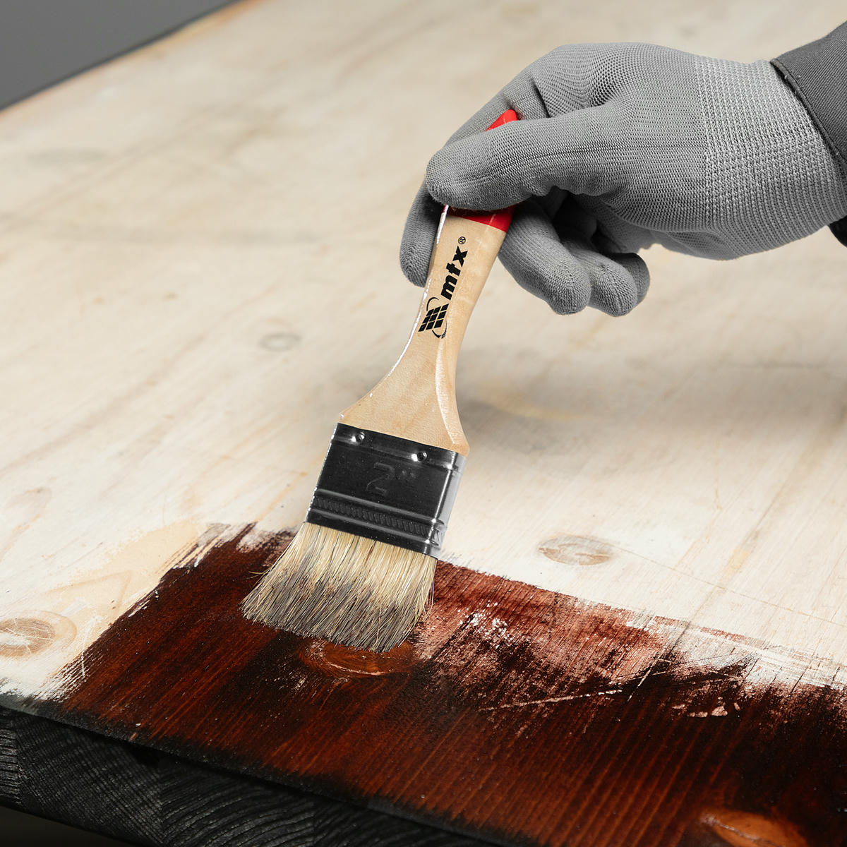 Кисть плоская "Стандарт" 2", натуральная щетина MATRIX preview 4