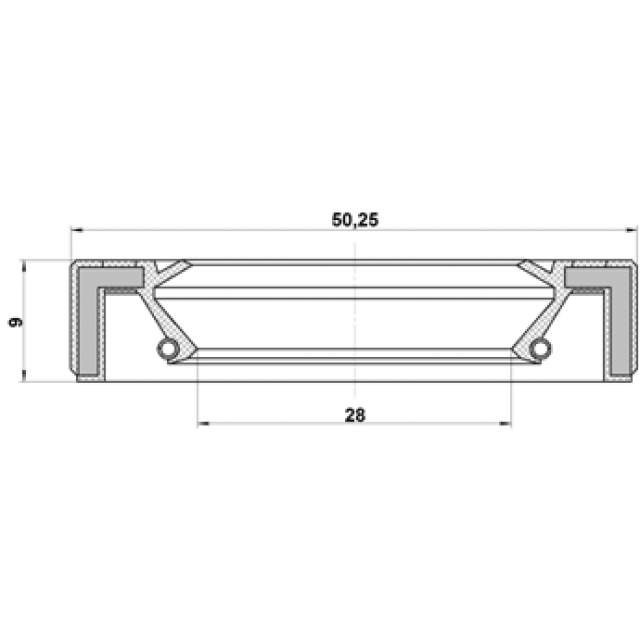 95GAY-30500909L_сальник привода! 30x50x9 Subaru Impreza G11 00-07 preview 2