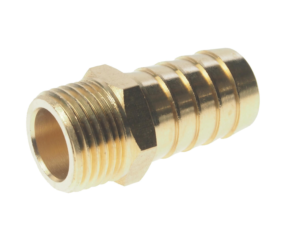 Штуцер пневматический RockForce наруж. резьба-ёлочка 1/2"-18мм preview 1