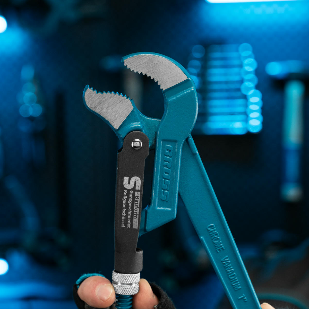 GROSS 15611 Ключ трубный рычажный, №1, 1", цельнокованый, CrV, тип - "S preview 6