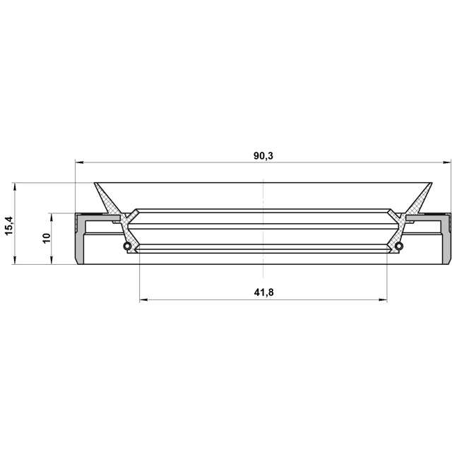 Сальник привода FEBEST 95MEY-43901015C preview 2
