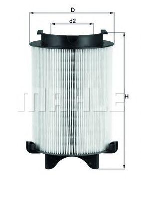 Фильтр воздушный MAHLE LX 1566 preview 1