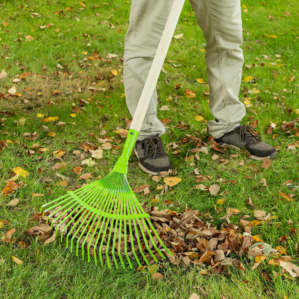 Грабли веерные стальные 425мм, 22 плоских зубьев, эмалированные, без черенка PALISAD preview 8