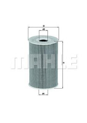 Фильтр масляный MAHLE OX 351 D preview 1