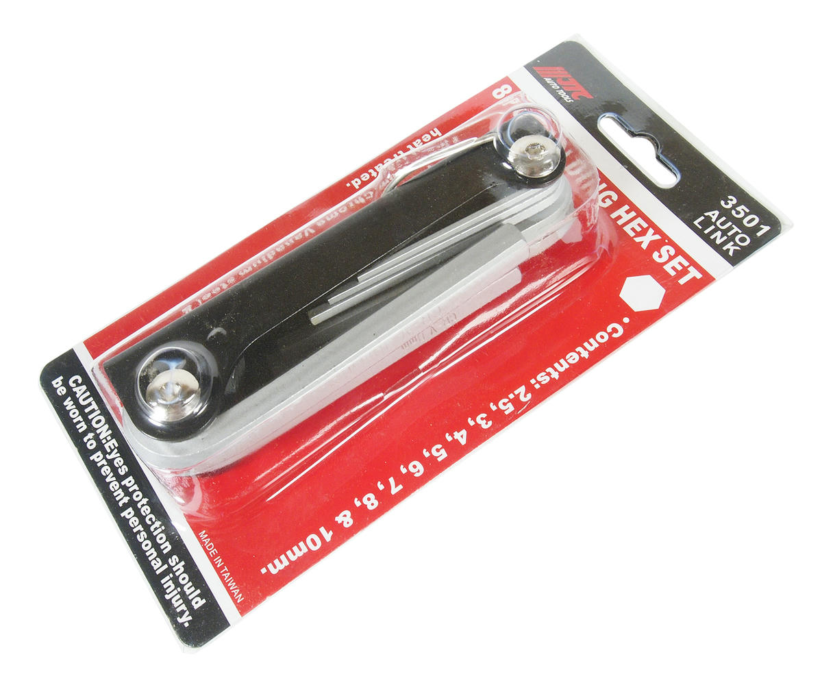 Набор ключей шестигранных 8пр 2,5 3 4 5 6 7 8 10 JTC preview 1