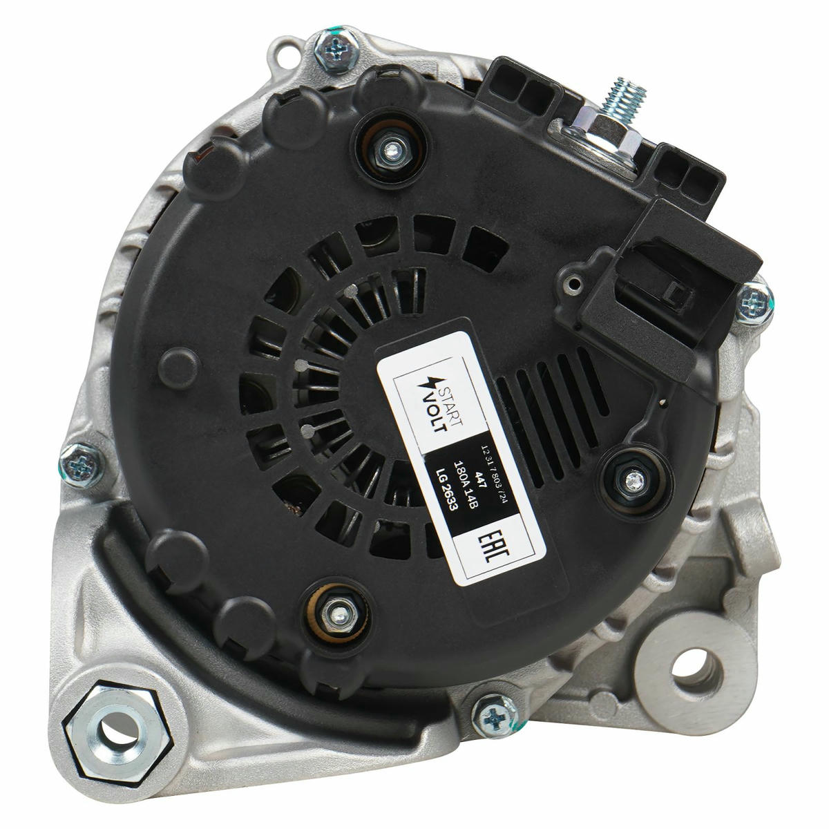 Генератор для а/м BMW X5 E70 (10-)/5 F10 (11-)/X6 E71 (09-) 3.0D 180A (LG 2633) preview 4