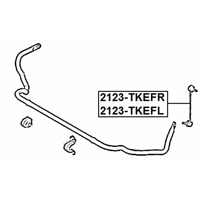 2123-TKEFR_тяга стабилизатора правая! L225.5 M12x1.75 Ford Ranger T6 11> preview 2 2123-TKEFR_тяга стабилизатора правая! L225.5 M12x1.75 Ford Ranger T6 11> preview 2