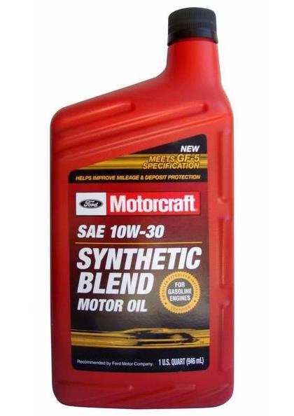 Масло моторное Motorcraft Premium Synthetic Blend 10w30 0,946л preview 2