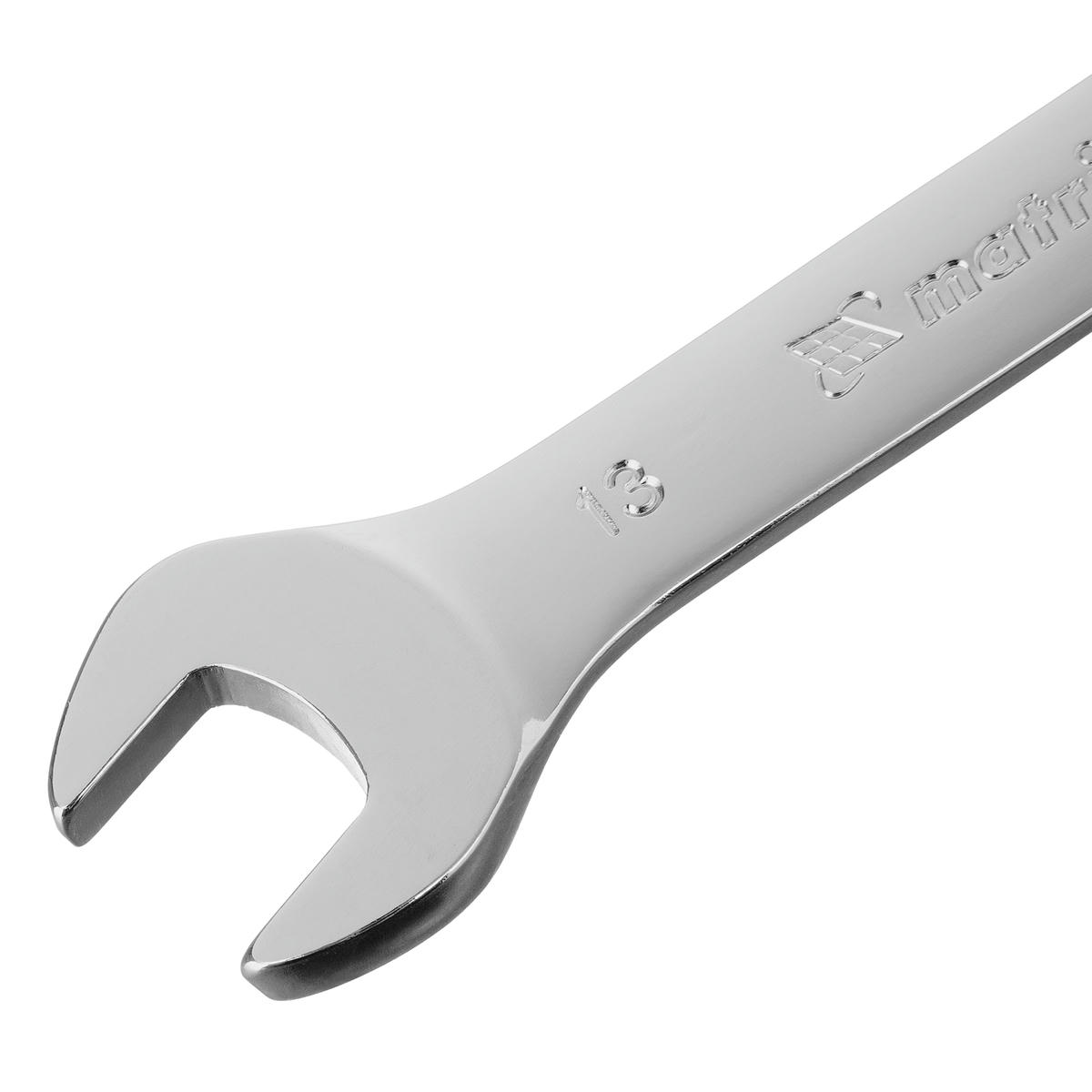 Ключ комбинированный 13мм трещоточный шарнирный MATRIX preview 4