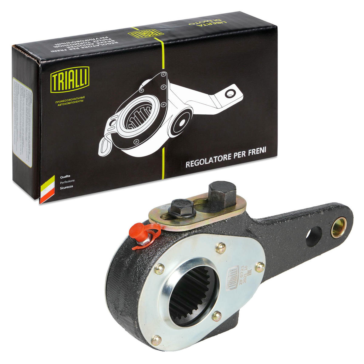 Рычаг торм. рег. мех. (трещотка) для а/м МАЗ перед. прям. (эволв. шлиц) (ZF 0721) preview 1