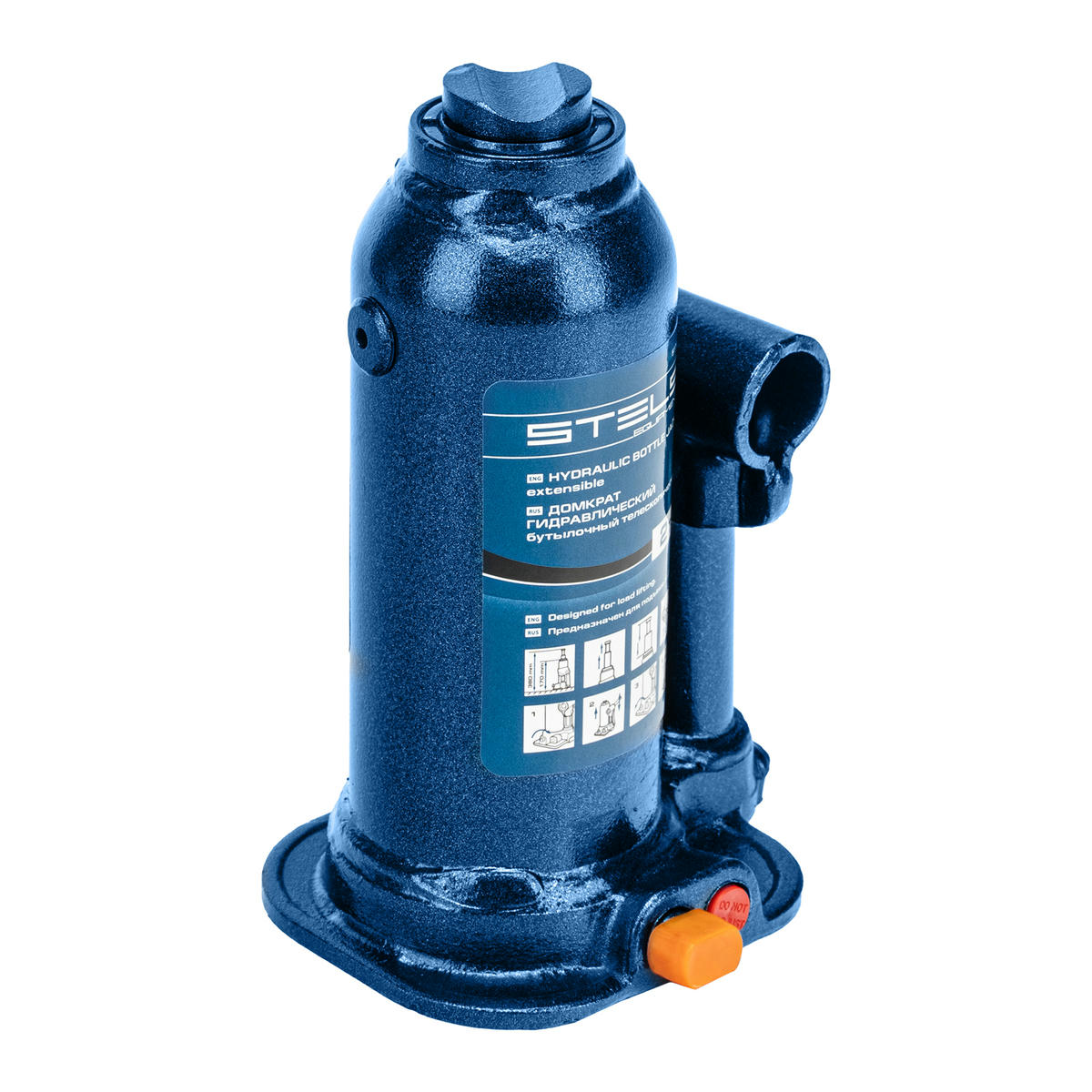 Домкрат бутылочный 2т гидравлический телескопический 170-380мм STELS preview 3