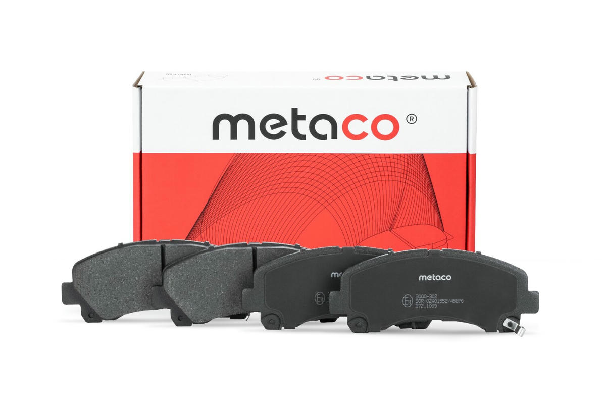 Колодки тормозные передние к-кт metaco 3000-302 preview 1 Колодки тормозные передние к-кт metaco 3000-302 preview 1