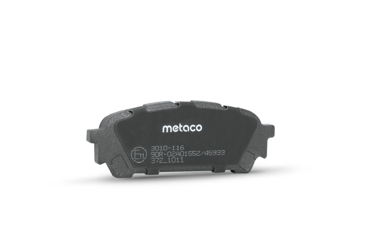 Колодки тормозные задние к-кт metaco 3010-116 preview 4