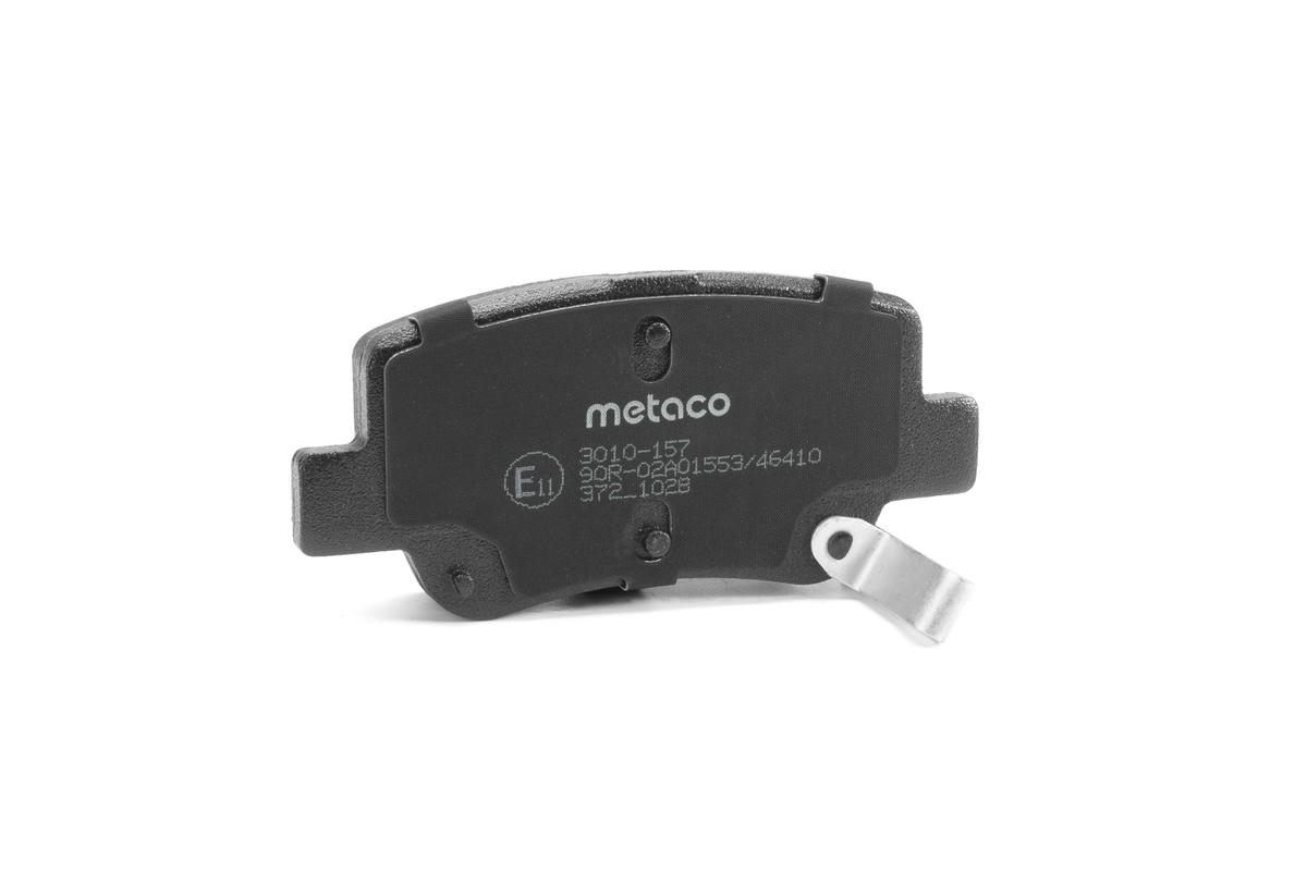 Колодки тормозные задние дисковые к-кт metaco 3010-157 preview 2