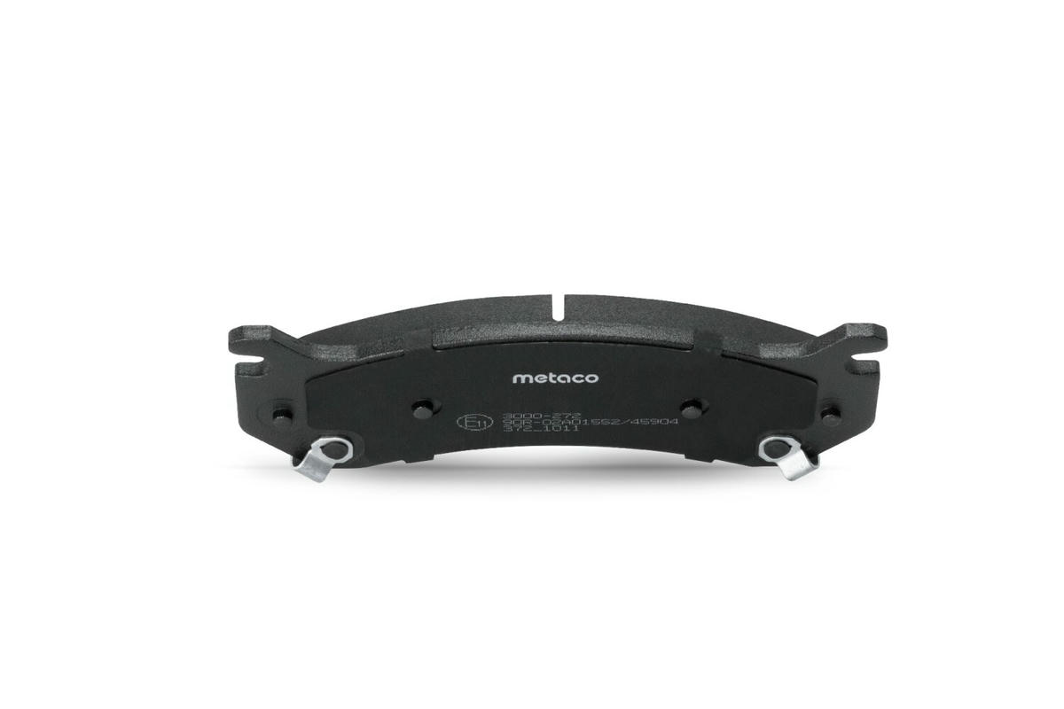Колодки тормозные передние к-кт metaco 3000-272 preview 5
