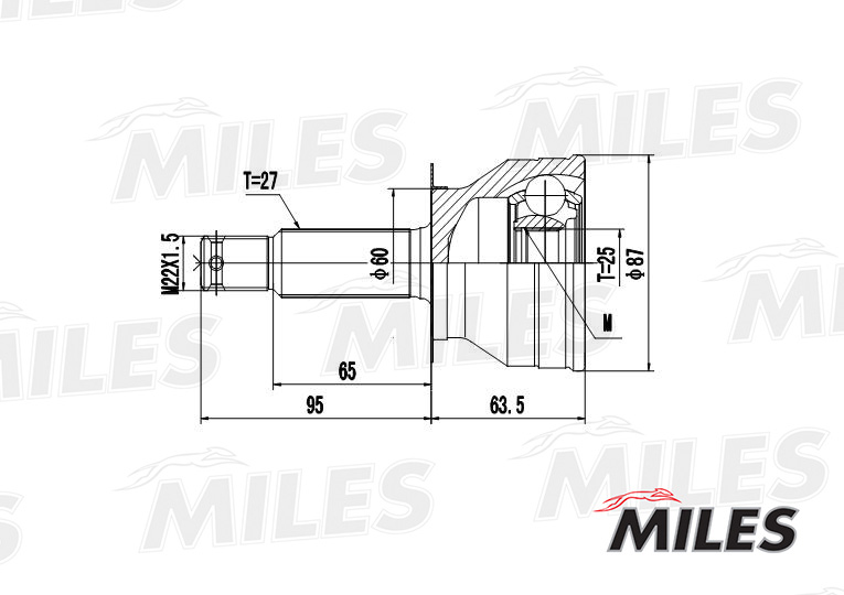 ШРУС HYUNDAI SONATA EF III-IV 2.0 98-04 нар. preview 3