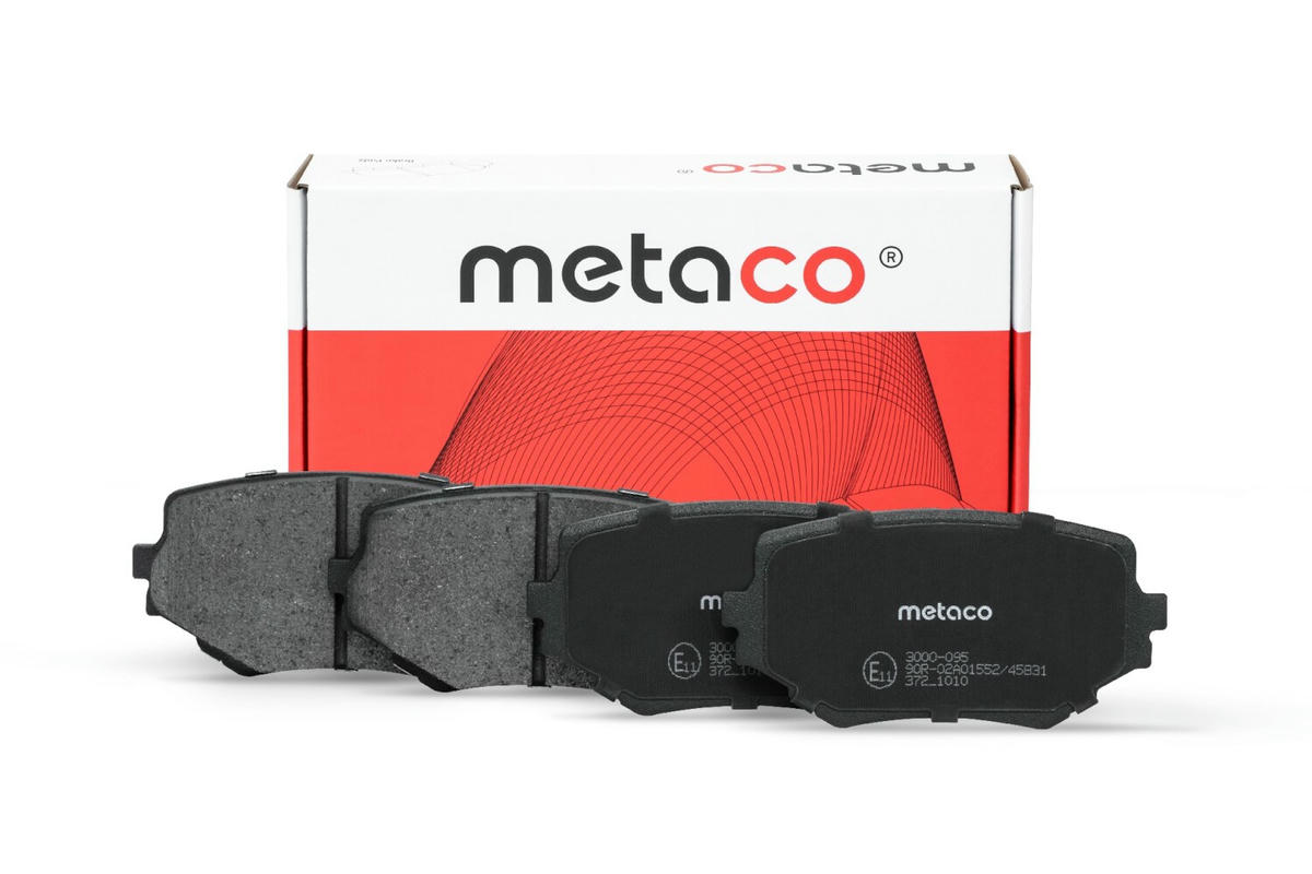 Колодки тормозные передние к-кт metaco 3000-095 preview 1