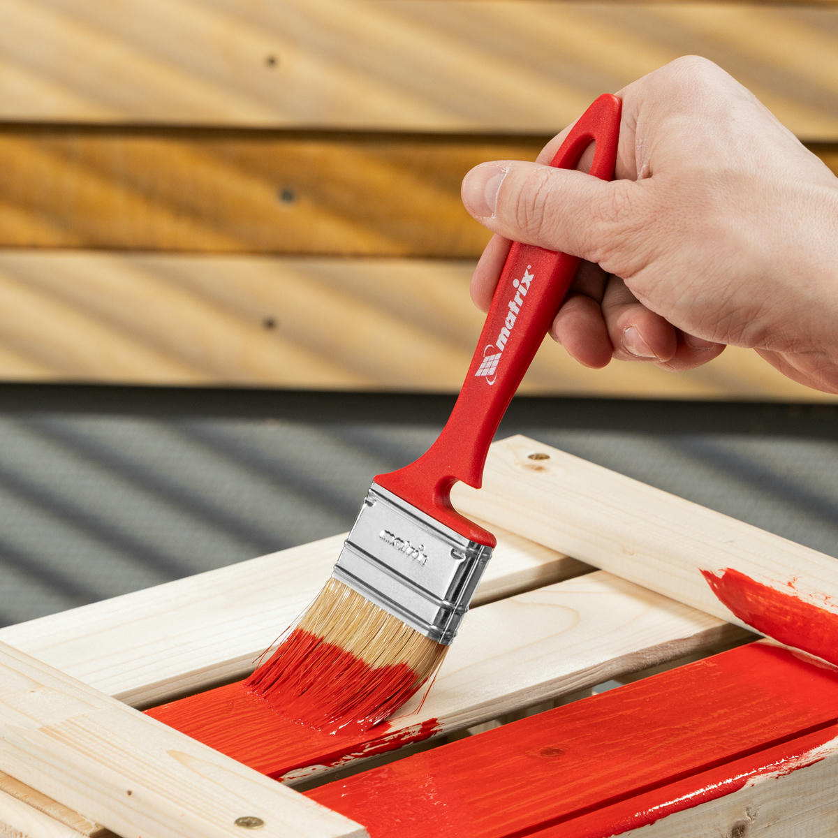 Кисть флейцевая ЭМАЛИ 50x12 мм MATRIX 83352 preview 7