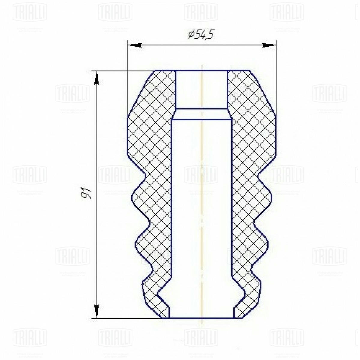 Отбойник амортизатора TRIALLI BC 0831 preview 2