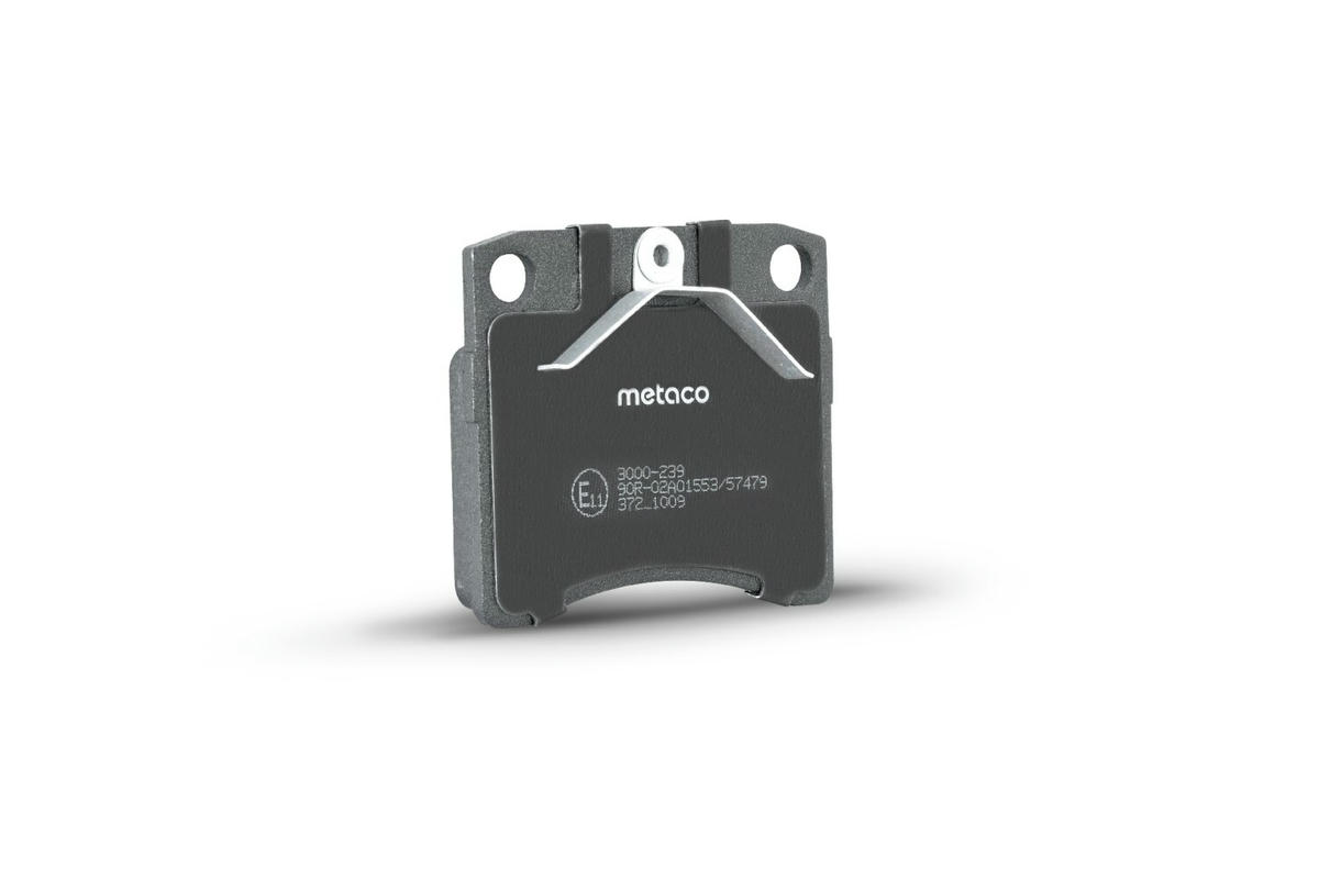 Колодки тормозные передние к-кт metaco 3000-239 preview 4
