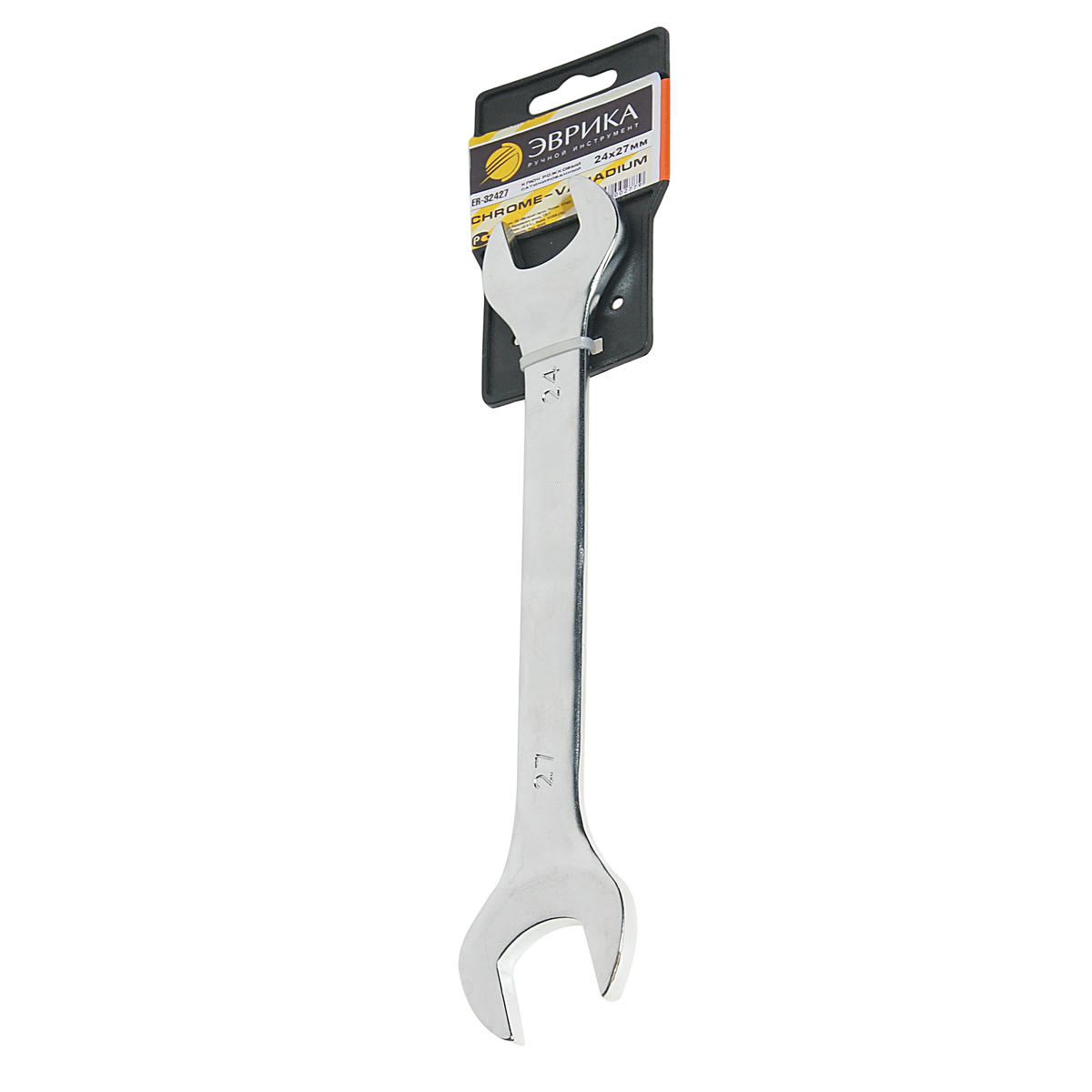Ключ рожковый 24х27мм (Chrome vanadium) ЭВРИКА preview 2