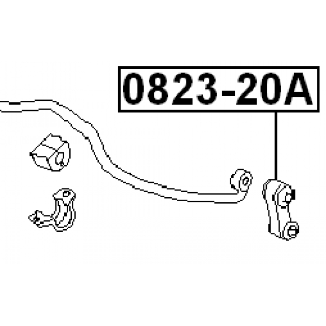 082320A_тяга стабилизатора переднего! Subaru Forester/Impreza/Legasy 1.6-2.5 89> preview 2 082320A_тяга стабилизатора переднего! Subaru Forester/Impreza/Legasy 1.6-2.5 89> preview 2