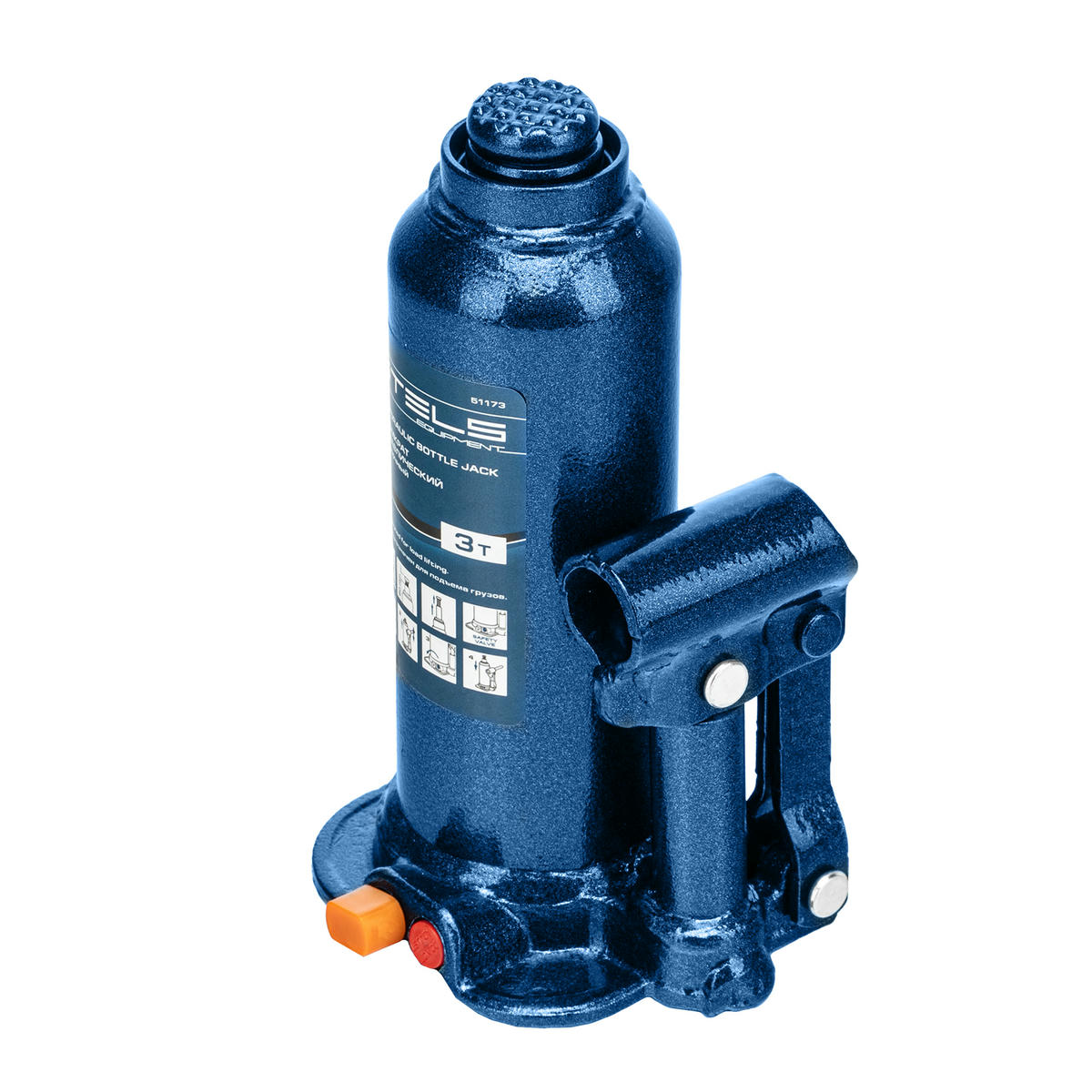 Домкрат бутылочный 3т гидравлический подъем 188-363мм в кейсе STELS preview 2