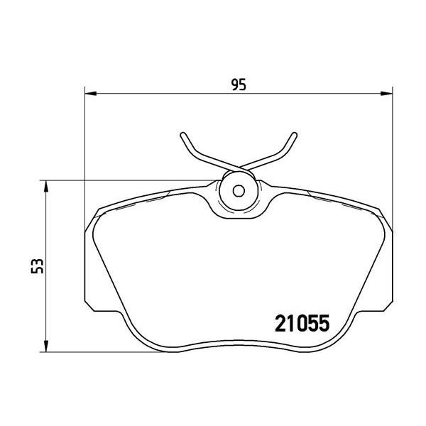 Колодки тормозные передние к-кт TRIALLI PF 4269 preview 2