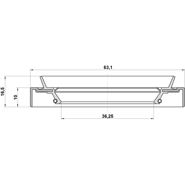 Сальник редуктора FEBEST 95HDS-38631016X preview 2