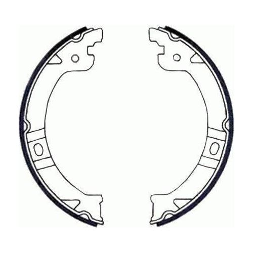 Колодки торм. для а/м Chrysler Voyager (95-) барабан. ст. торм. 180x30 (GF 4625) preview 2