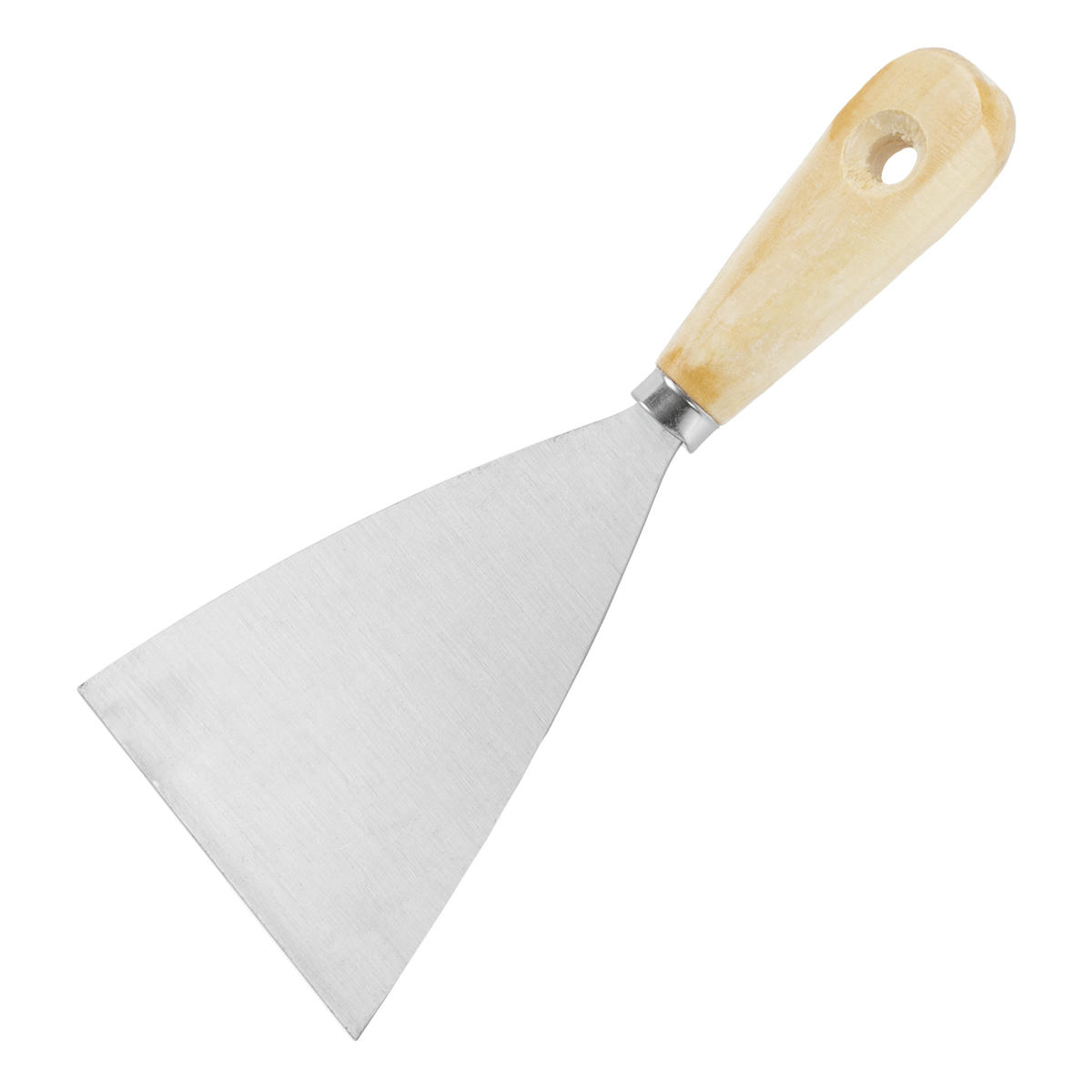 Шпательная лопатка из нержавеющей стали, 100 мм, деревянная ручка SPARTA 852185 preview 1