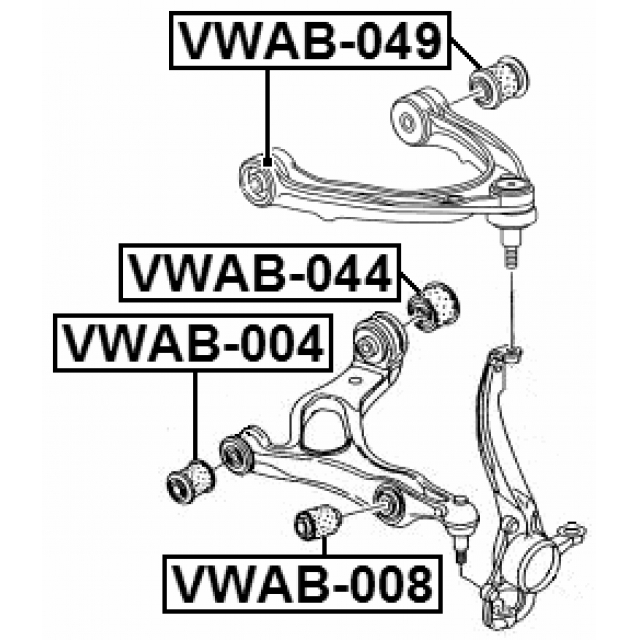 Сайлентблок переднего верхнего рычага preview 2