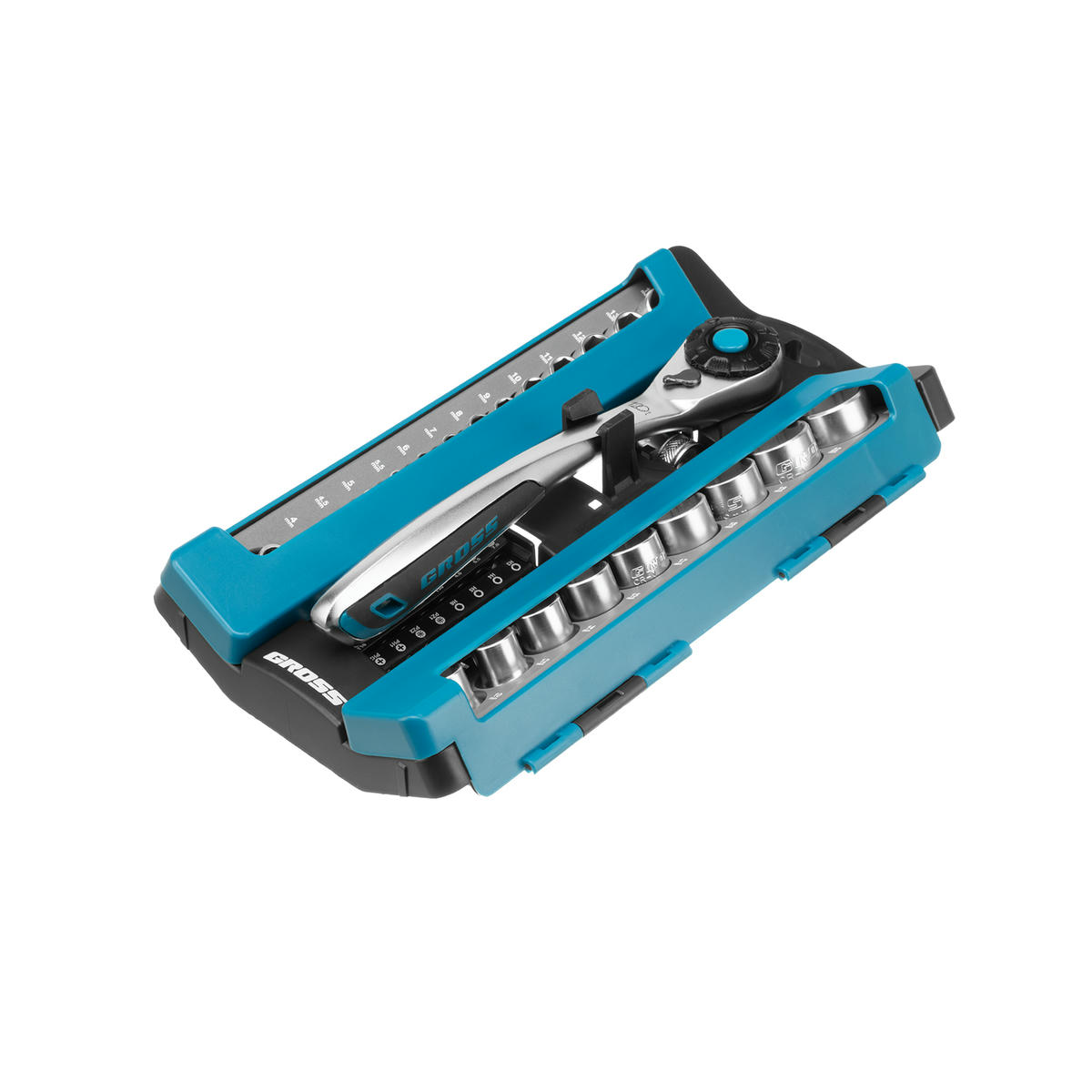 Набор торцевых головок ,трещетка 120 зубьев41 предмет 1/4 .1/2 Gross preview 2