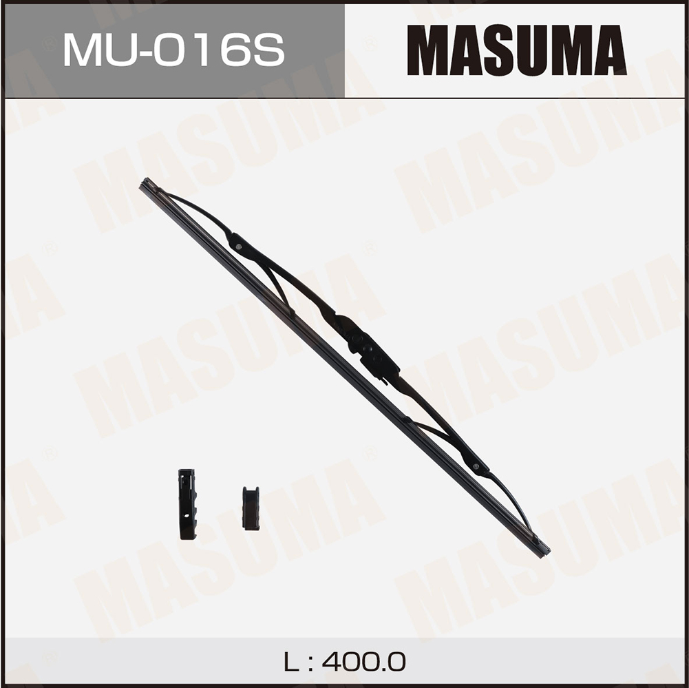 Щетка стеклоочистителя 400 мм каркасная 1 шт MASUMA WIPER BLADE MU-016S preview 1