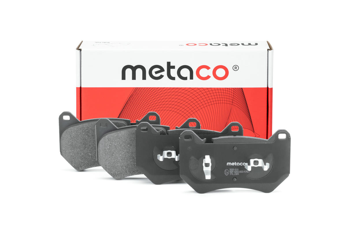 Колодки тормозные передние к-кт metaco 3000-518 preview 1