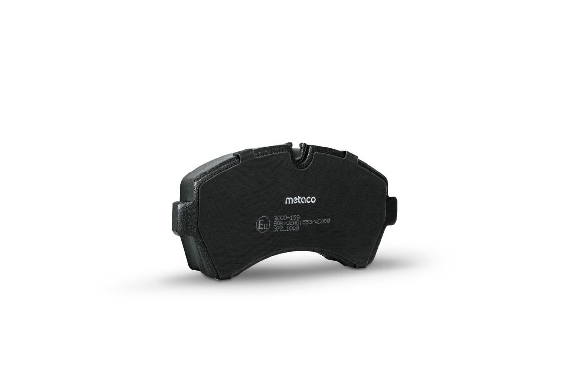 Колодки тормозные передние к-кт metaco 3000-159 preview 2