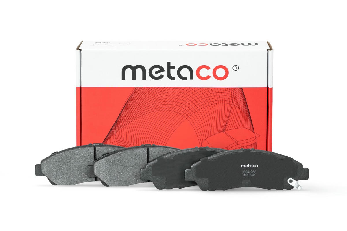 Колодки тормозные передние к-кт metaco 3000-268 preview 1 Колодки тормозные передние к-кт metaco 3000-268 preview 1