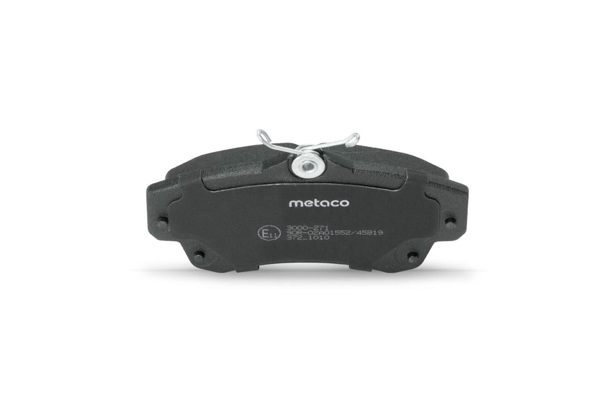 Колодки тормозные передние к-кт metaco 3000-271 preview 1