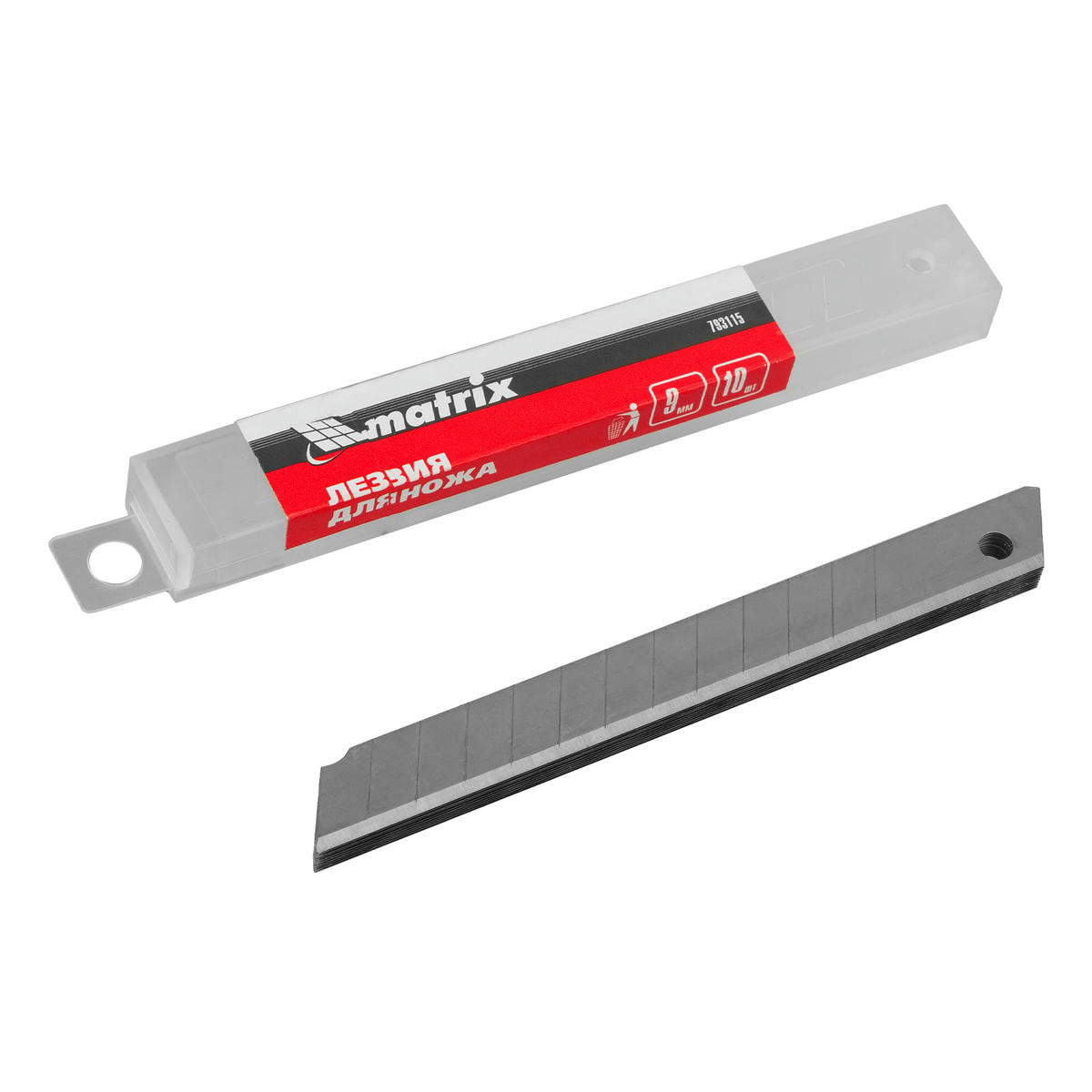 Лезвия, 9 мм, 10 шт MATRIX 793115 MATRIX 793115 preview 1