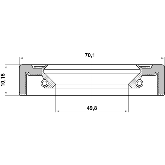 Сальник ступицы FEBEST 95GCY-51701010X preview 2