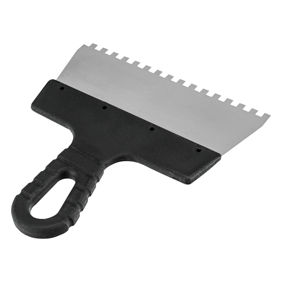 Шпатель из нержавеющей стали 200мм, зуб 6х6мм, пласт. ручка SPARTA preview 2