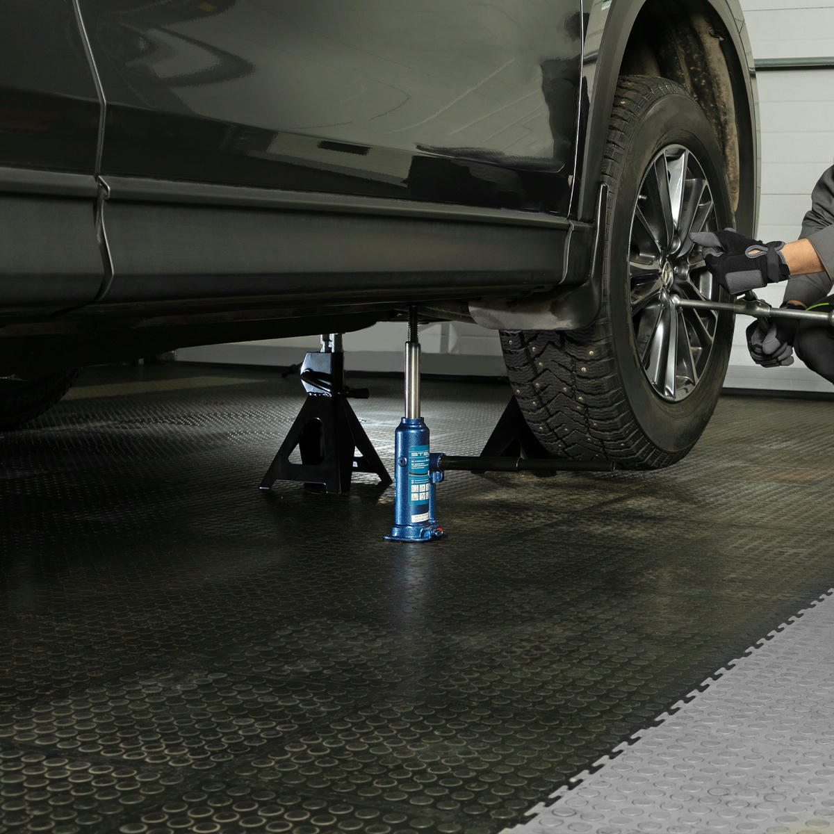 Домкрат бутылочный 2т гидравлический подъем (178-338мм) STELS preview 12