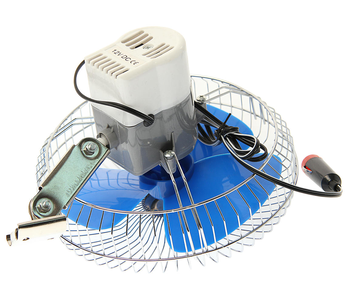 Вентилятор M-503 21см с решеткой металл 12V MEGAPOWER preview 2