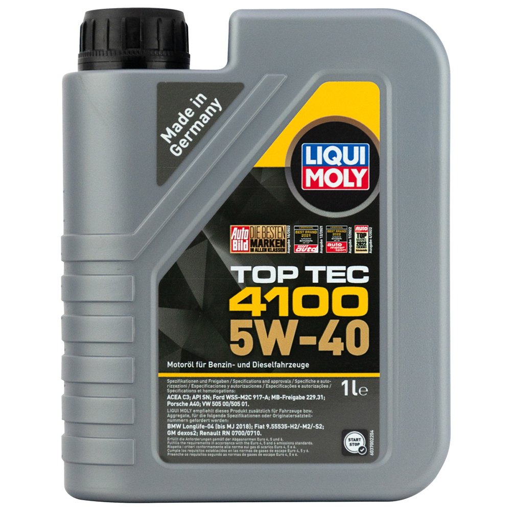 Масло моторное LIQUI MOLY TOP TEC 4100 HC 5W40 синт. 1л preview 2