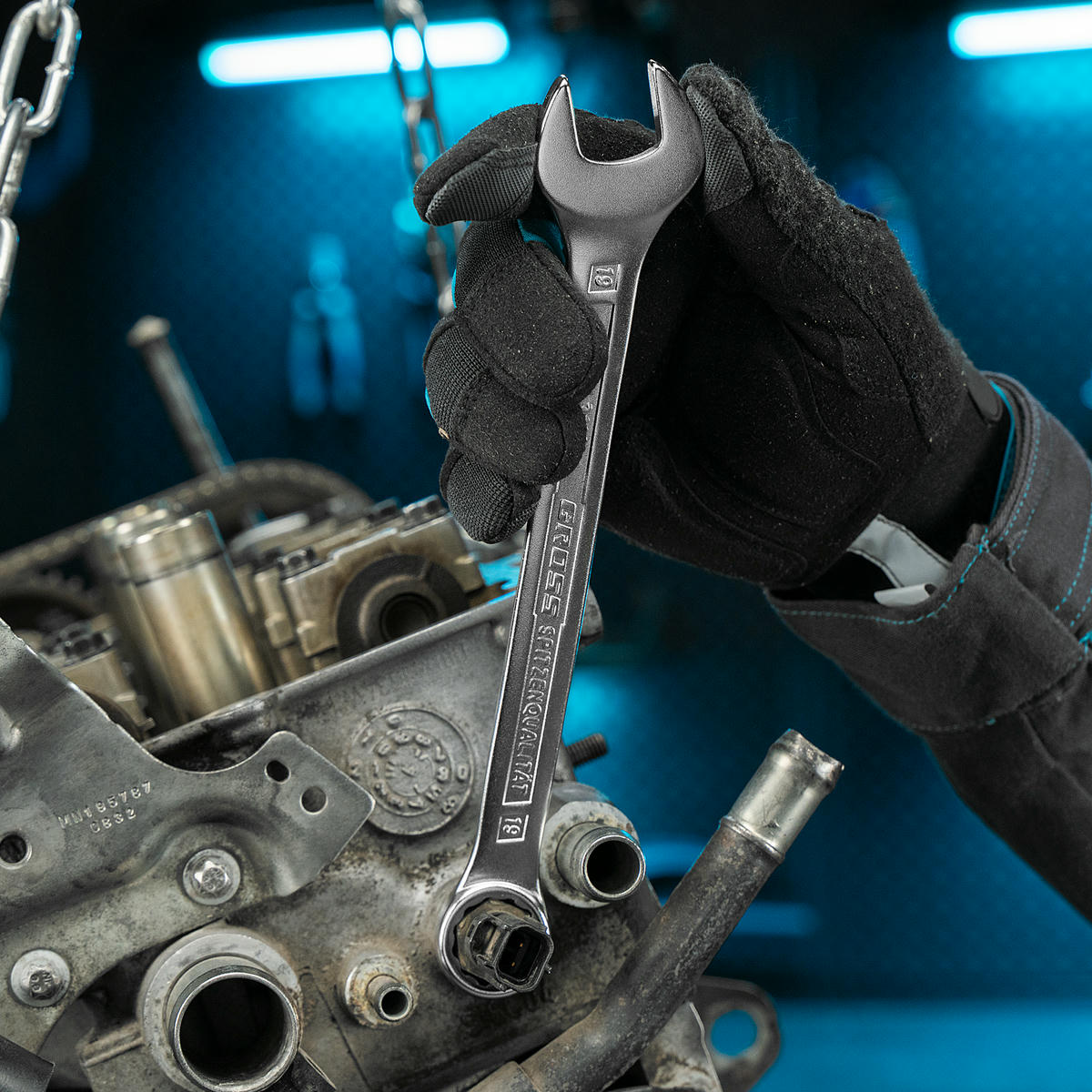 Набор ключей комбинированных 8шт 8-19мм GROSS preview 9