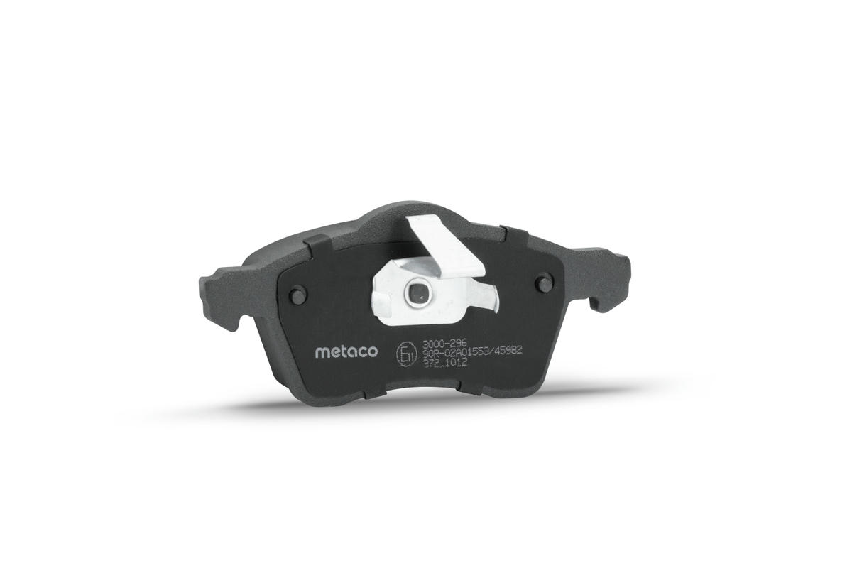 Колодки тормозные передние к-кт metaco 3000-296 preview 2