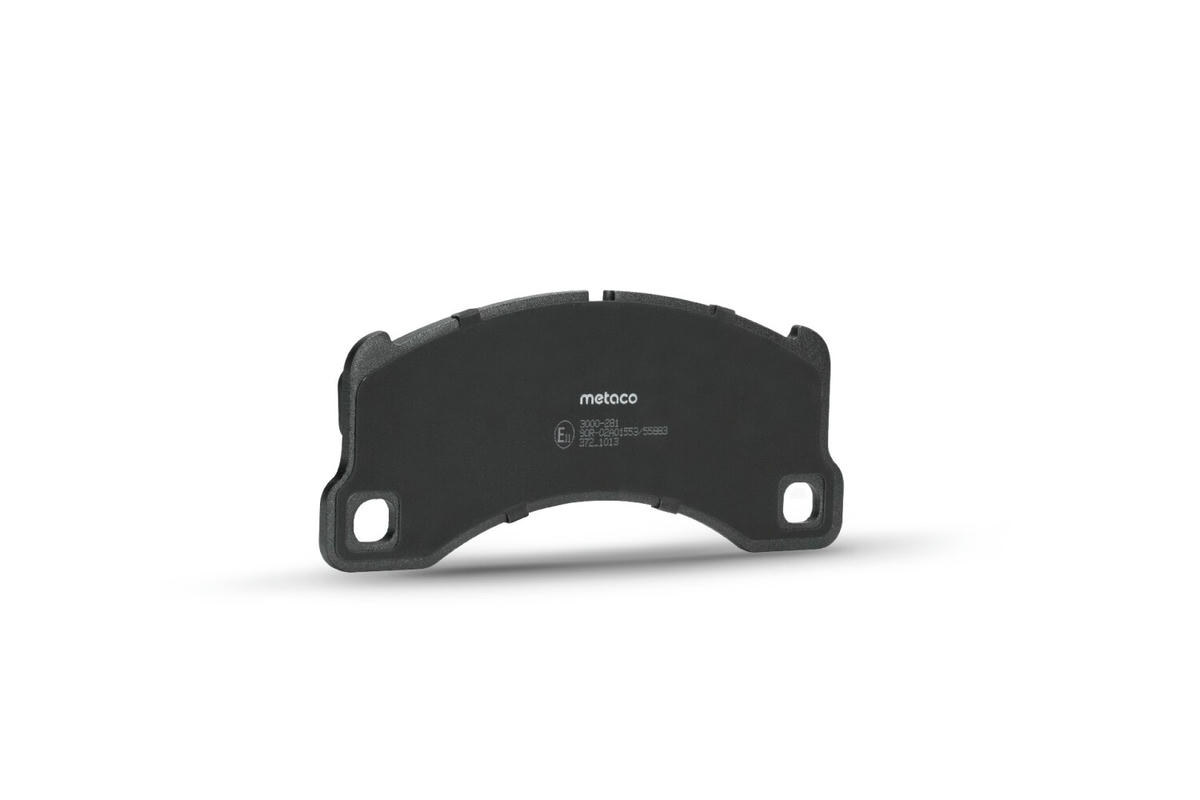 Колодки тормозные передние к-кт metaco 3000-281 preview 2
