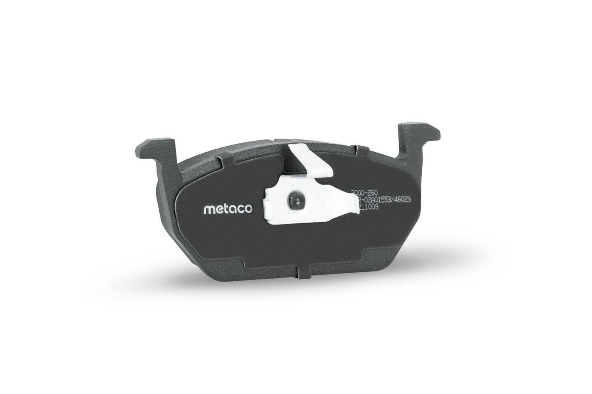 Колодки тормозные передние к-кт metaco 3000-260 preview 3