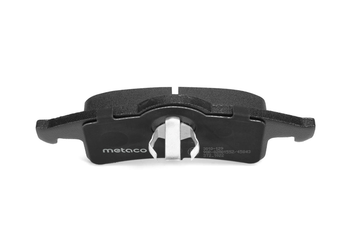 Колодки тормозные задние дисковые к-кт metaco 3010-129 preview 5
