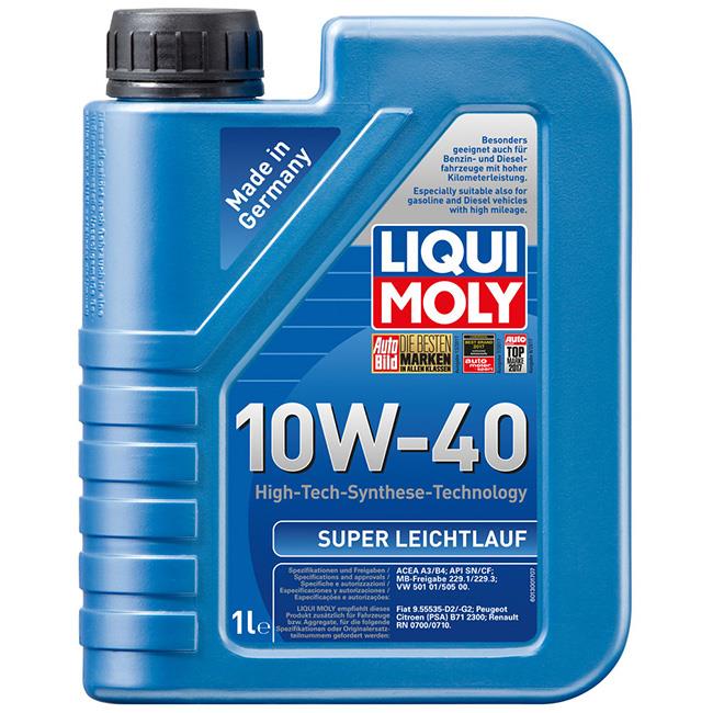 Масло моторное LIQUI MOLY SUPER LEICHTLAUF 10W40 1л п/синт. preview 1 Масло моторное LIQUI MOLY SUPER LEICHTLAUF 10W40 1л п/синт. preview 1